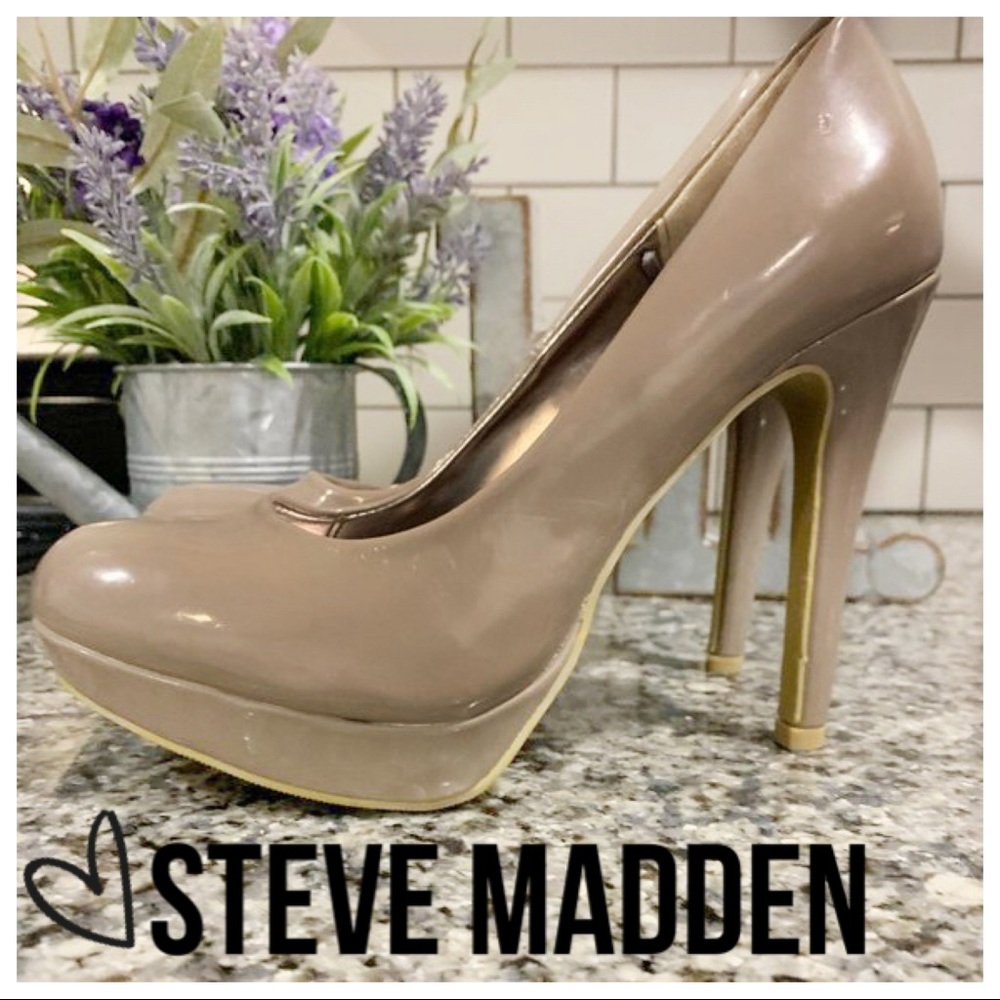 Steve Madden Beige P Reta Pumps Heels 8.5 - Picture 1 of 9
